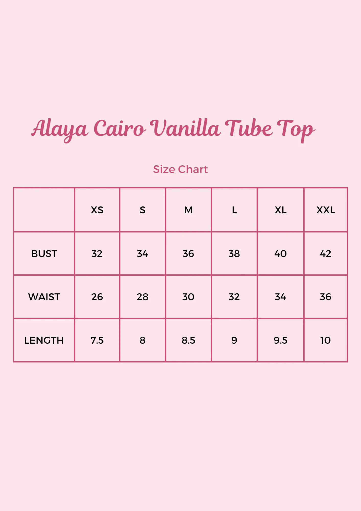 Alaya Cairo Vanilla Tube Top - Image 5
