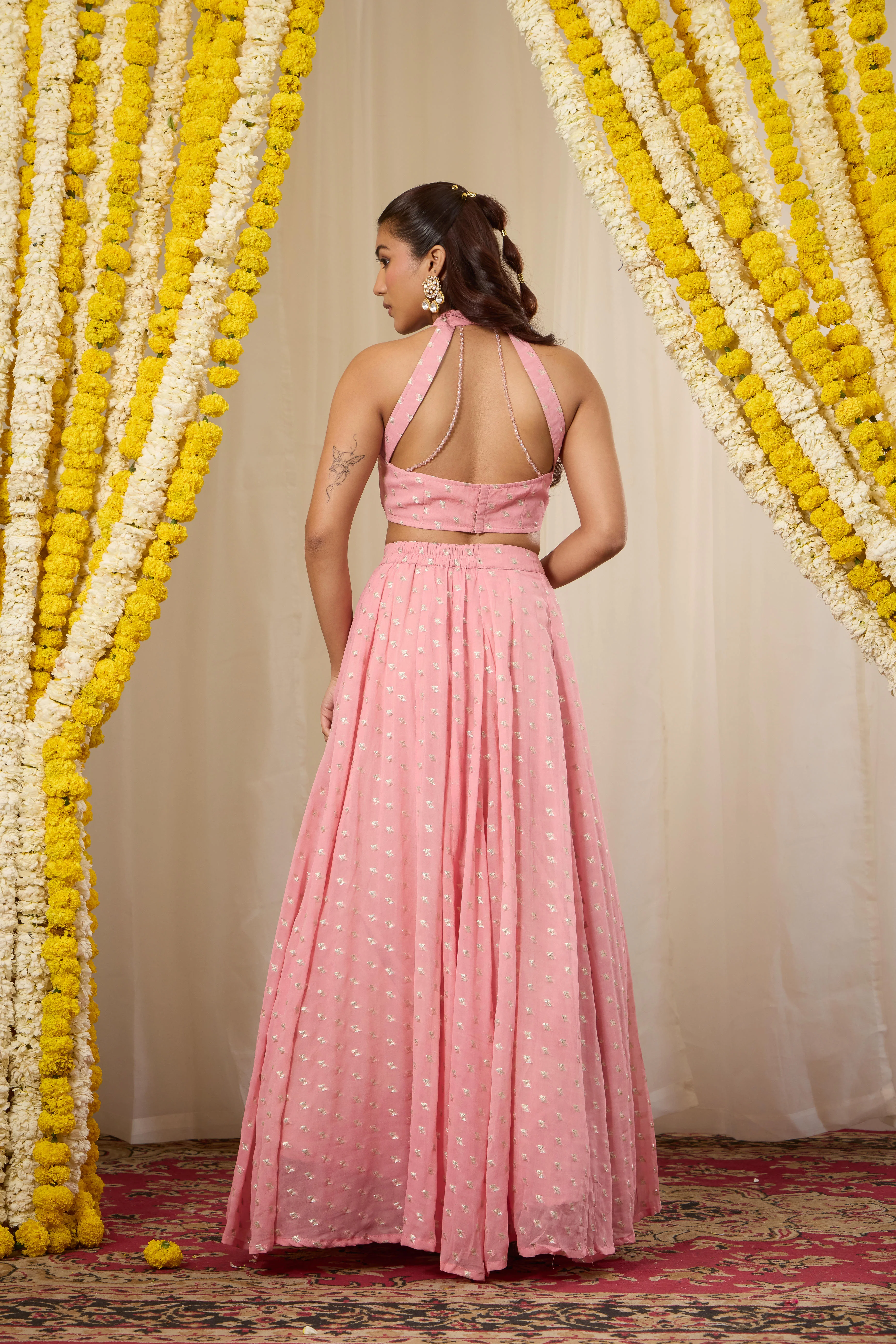 Malang Candy Pink Lehenga Set - Image 7
